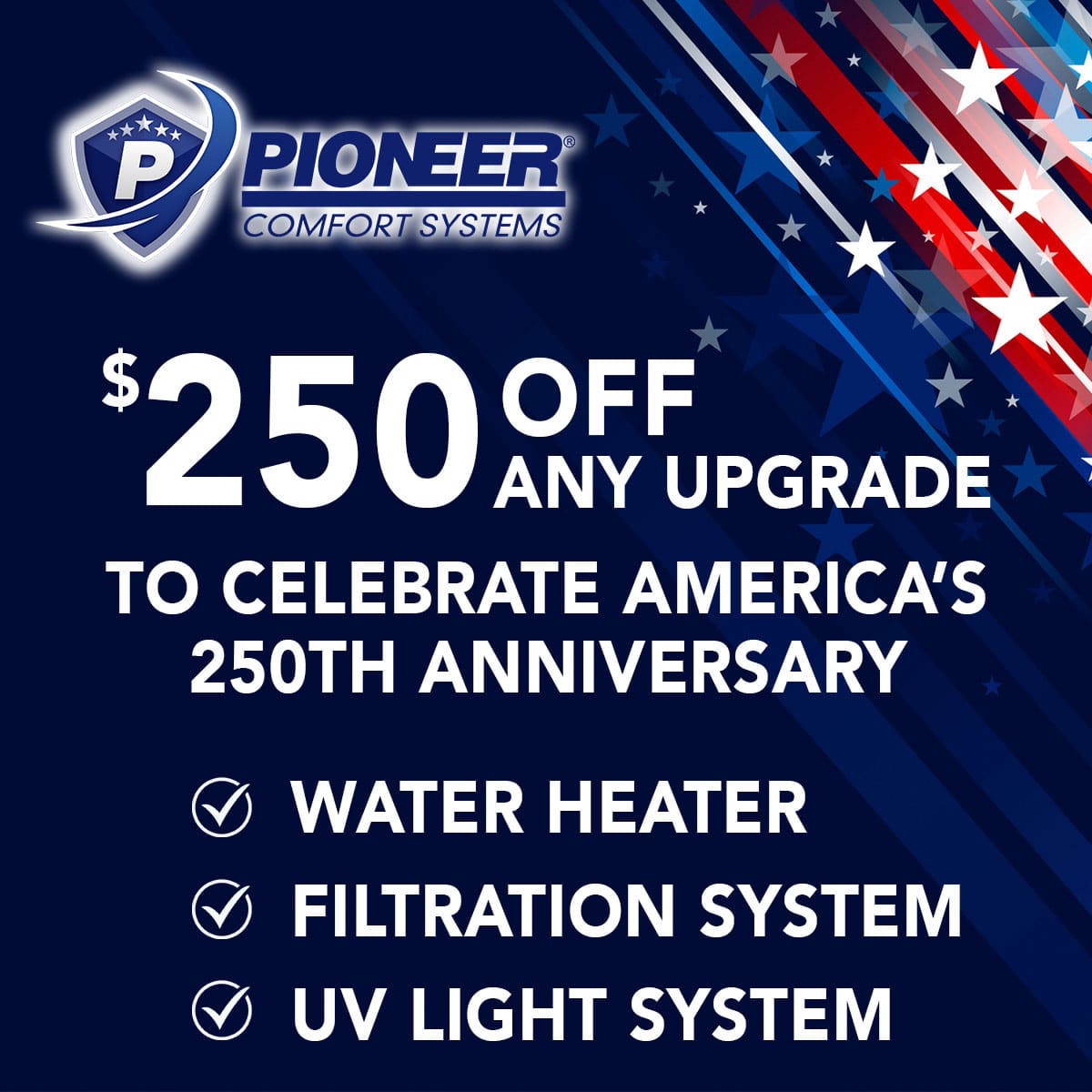 250 Off July 4th Deal